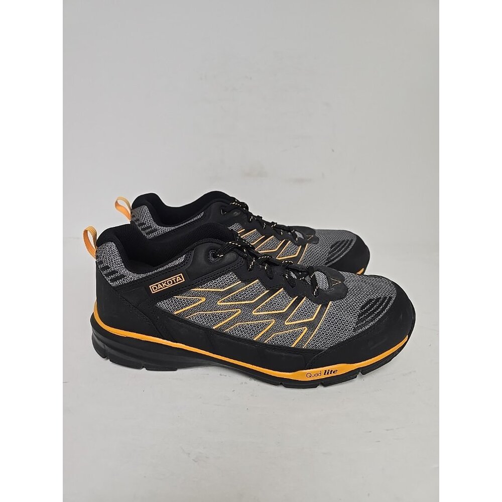 DAKOTA Mens 3604 Aluminum Toe Steel Plate Quad Lite Work Shoe 5ANDDK8 Gray 11M - Picture 2 of 8